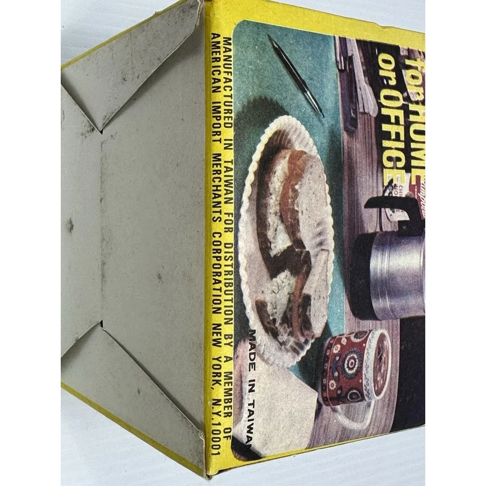 Vintage 4 Cup Electric Hot Pot Original Packaging Bright Polished‎ Aluminum AIM